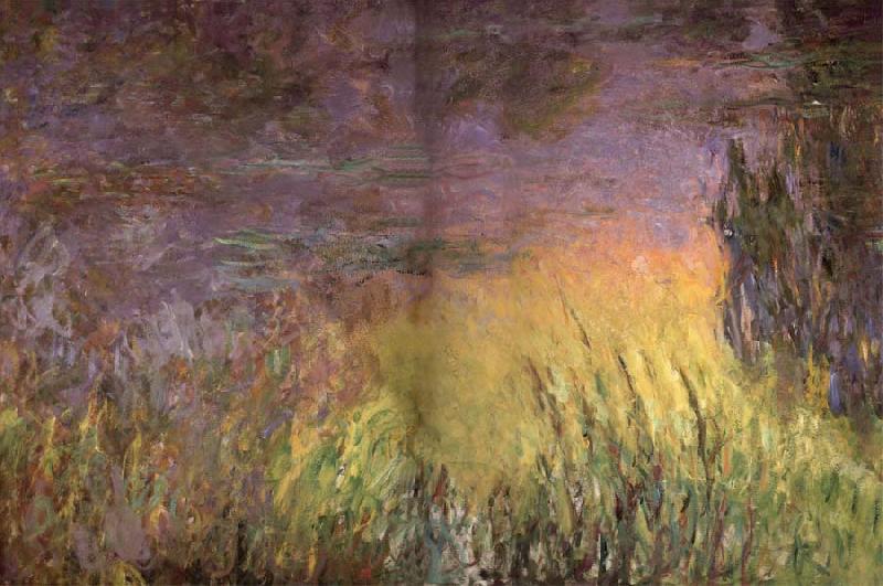 Claude Monet Water Lilies at Sunset oil painting picture